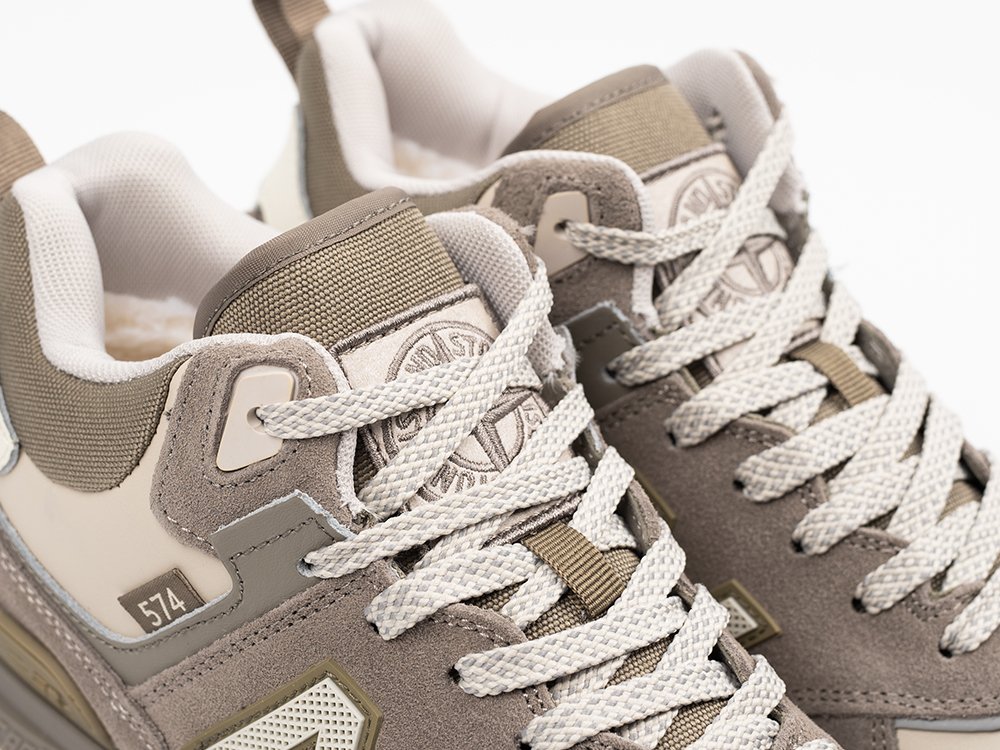 Зимние Кроссовки Stone Island x New Balance 574 Mid