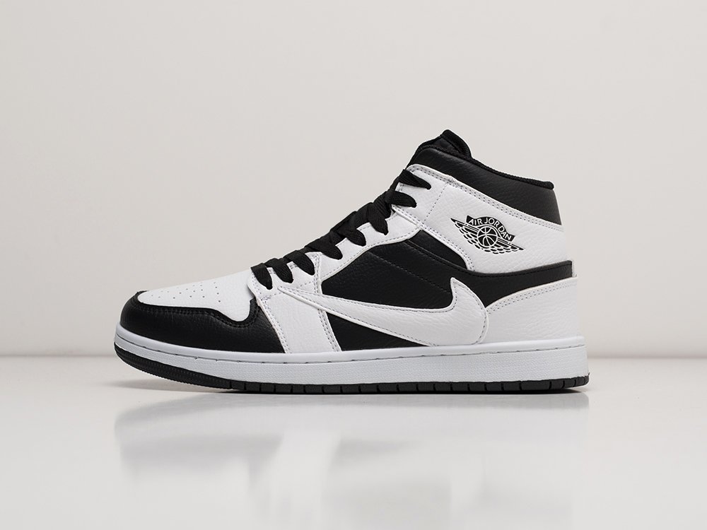 Зимние Кроссовки Nike Air Jordan 1 Mid  x Travis Scott