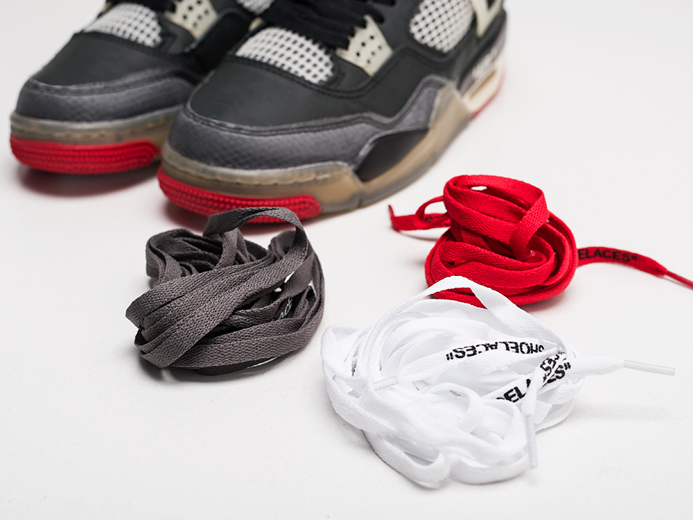 Кроссовки OFF White x Nike Air Jordan 4 Retro
