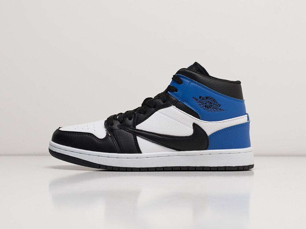 Зимние Кроссовки Nike Air Jordan 1 Mid  x Travis Scott